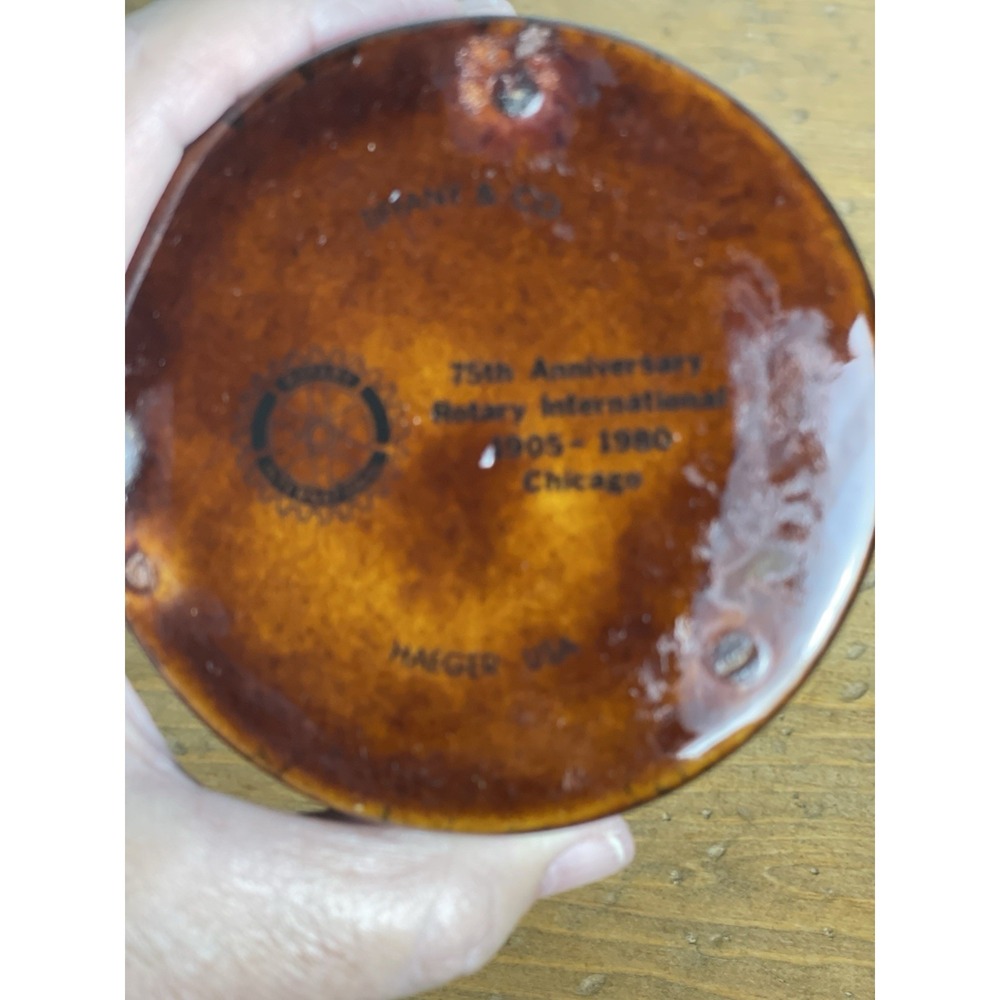 Tiffany & Co Haeger Pottery Art 75 Anniversary Rotary International ChicagoVASE - Picture 5 of 7
